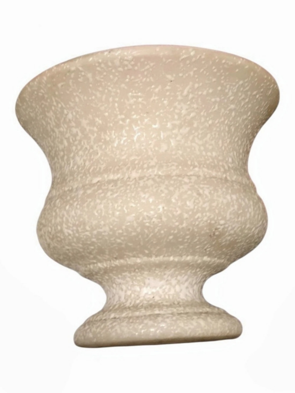 VTG USA Pottery White Splatter Planter/Pot